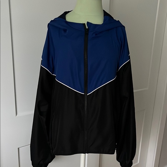 IVY PARK Jackets & Blazers - IVY PARK Blue and Black Jacket with Chevron Design